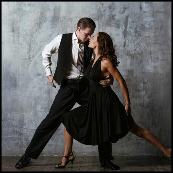 Leather Lace-Up Dance Shoes for Latin Tango Salsa Waltz Ballroom Oxfords main image 7